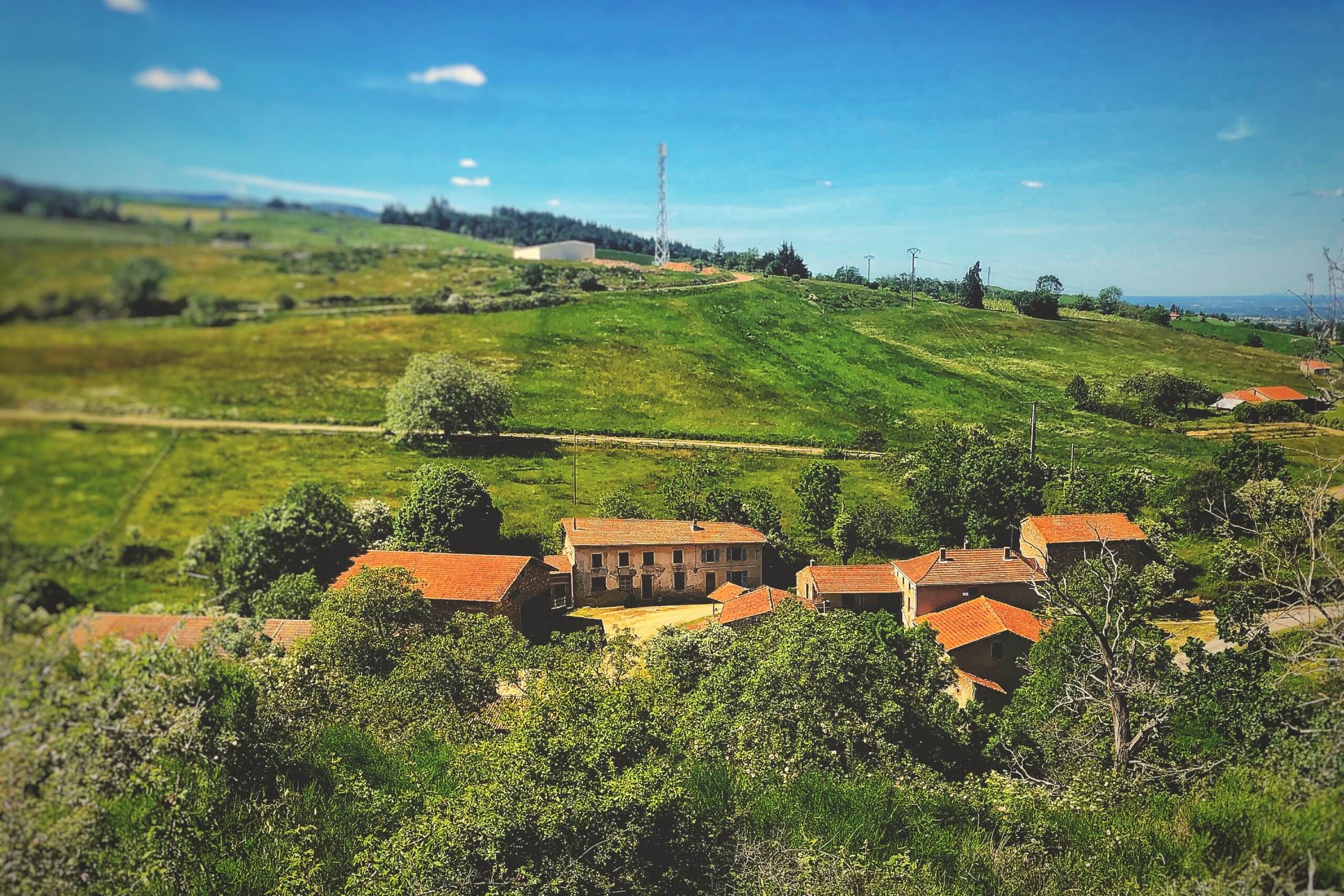 Paysage hameau Vert de Coeur